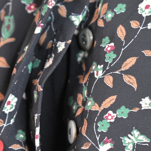 Lucca Dress S Womens Floral Print Cottage Core Long Sleeve Button Lined Boho - Picture 4 of 12